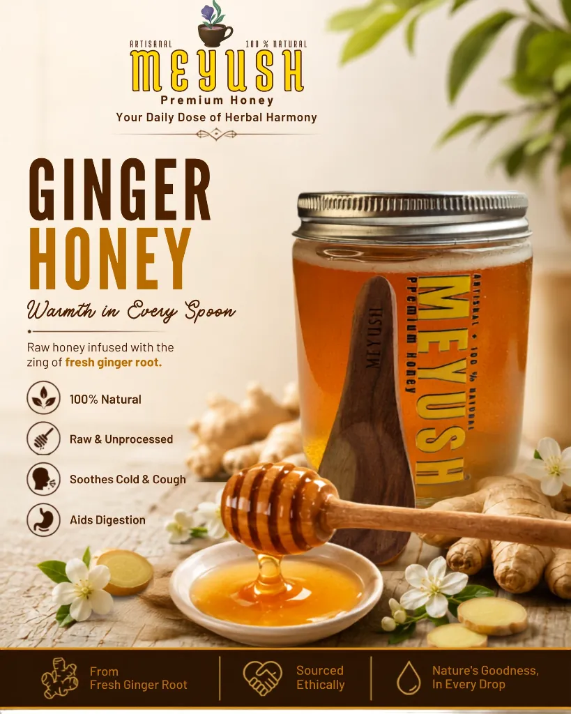 Ginger Honey — 300g (10.6 oz)